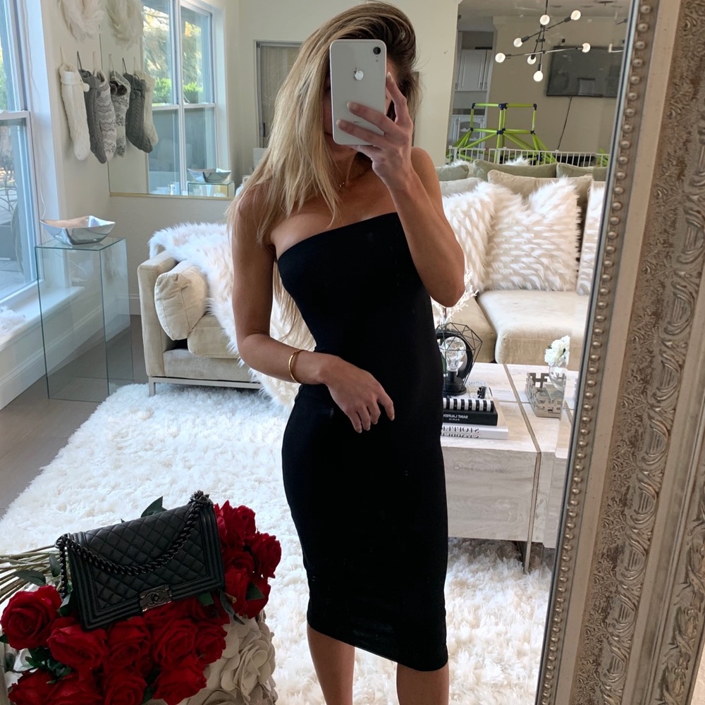 Black bandeau dress - Picture 5 of 6